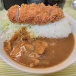 とんかつ檍のカレー屋 いっぺこっぺ - ロースかつカレー@\1,000円