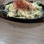 鉄板 上ちゃん - もやし韮炒め