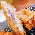 まるかつ - ランチ限定
あじフライ定食（ロースカツ）