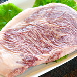 出芽金 - ◆サーロインステーキ！スタッフ一押し♪レアめに焼いて下さい♪肉の旨味がジュワッと…ん～絶品♪