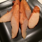 音呑庵 - 自家製燻製　鶏ささみ　320円