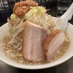 麺屋 承太郎 - 【2024.2.1(木)】山盛りラーメン承太郎（並盛・300g）920円→500円