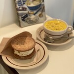 McLean-GOOD OL'PARLOR - ICECREAM SANDWICH（750円） PUMPKIN SOUP（660円）