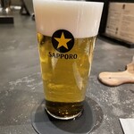 サッポロ生ビール黒ラベル THE BAR - 2杯目　ファースト