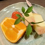 旬彩 かづ - 食後のフルーツ