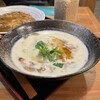 九庵 - 黄白あわせうどん(湯葉豆乳)