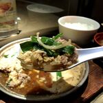 養老乃瀧 - 豚肉とニラの卵とじ