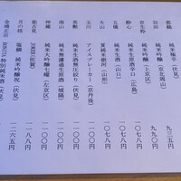 京料理 竹島 ICHIGO - 日本酒メニュー