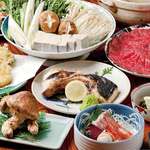 居酒屋あきねい - 2時間飲み放題付しゃぶしゃぶコース4,000円※松茸はつきません