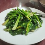 北京亭 - 空芯菜炒め