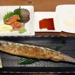 うずまき - 晩酌ｾｯﾄ 秋刀魚の塩焼き