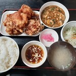 中国料理 布袋 - ザンギB定食@1,090込