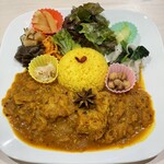 Curry House 光 - 豚角煮カレープレート　１３１０円
            ライス少なめで。