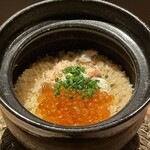 和食しんくろ - 炊き立て土鍋ごはん　イクラと蟹