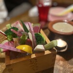 ワイン食堂イナセヤ MARE 千歳船橋店 - バーニャカウダ！