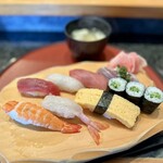 しほう田 - にぎり鮨ランチ … ¥1,300円（税込）