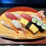 しほう田 - にぎり鮨ランチ … ¥1,300円（税込）