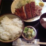 豚珍館 - らんちカツ定食 680円