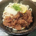 Hanamaru Udon - 牛肉おろしぶっかけ：拡大