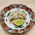 兄弟寿し - 真鱈白子焼き