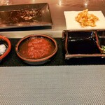 ステーキハウス あづま - いろんなソース