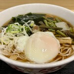 いろり庵きらく - 朝食そば　420円