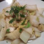 谷塚バル - 201312白菜とアンチョビソテー￥４００