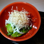 東郷 - 菜の花とシラスの和え物