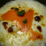 東郷 - 石窯／広島産牡蠣と白菜の赤パプリカホワイトソースのチーズ入りグラタン