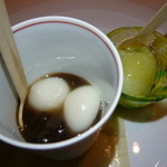 東郷 - 白玉ぜんざい・柚子とバジルのシャーベット