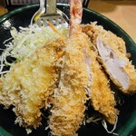 Tonkatsu Ikoma - ミックス（フライ）※白身魚・海老・鶏ササミ・豚ヒレ