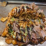 Okonomiyaki Momiji - 海鮮DX混ぜ焼き