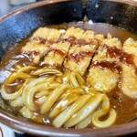 大黒屋 - とんかつカレーうどん 麺はむっちりを選択