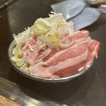 Tsukishima Monja Dashiya - ネギ塩豚バラ