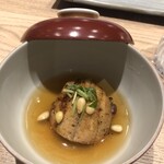 寿司 はせ川 - 鰻赤飯蒸し