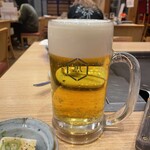 Monja Okonomiyaki Sakafuneoyaji - 生ビール