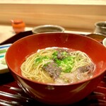 多仁本 - 月輪熊の中華蕎麦　旨味が染み出てますね〜