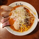 チックタック - 冬季限定の辛味噌ラーメン＋得のせ