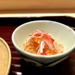 多仁本 - 鼈の後には優しい酸味の柿なますです♫