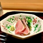 多仁本 - メジマグロのタタキ　旨いなぁ