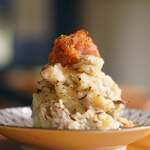 焼きサバと明太子のポテトサラダ