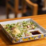 鳥モモ肉の炭火たたき