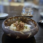 233405042 - リゾット・・せせり、大根、柚子