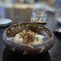 イノベーティブ フレンチ ワタハン - リゾット・・せせり、大根、柚子