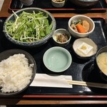Tsukiji Fujimura - 最初はびっくり、サラダ定食かと思った(^^)