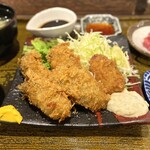 河童土器屋 - ・カキフライ定食 (坂越産 カキ,マグロすきみ) 1,550円/税込