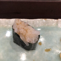すし処 宮葉 - 白エビ　大変ですよね。めちゃウマ
