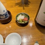 Spice Drunker やぶや - ホタテと白魚とグレープフルーツの酢の物
