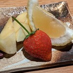 鳥歐 - カットフルーツも♪