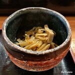 一の○ - 切干大根と細切りの高野豆腐の煮物